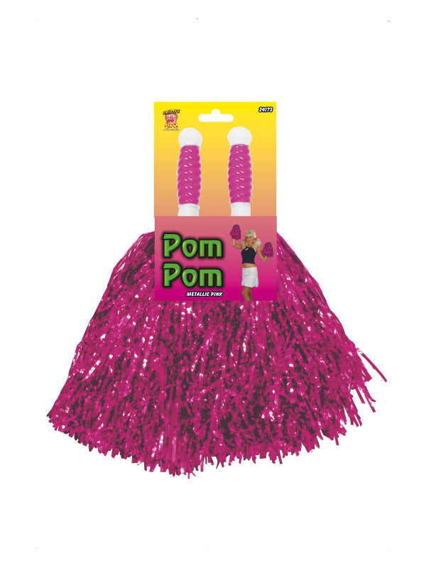 Pom Poms Metallic, Pink