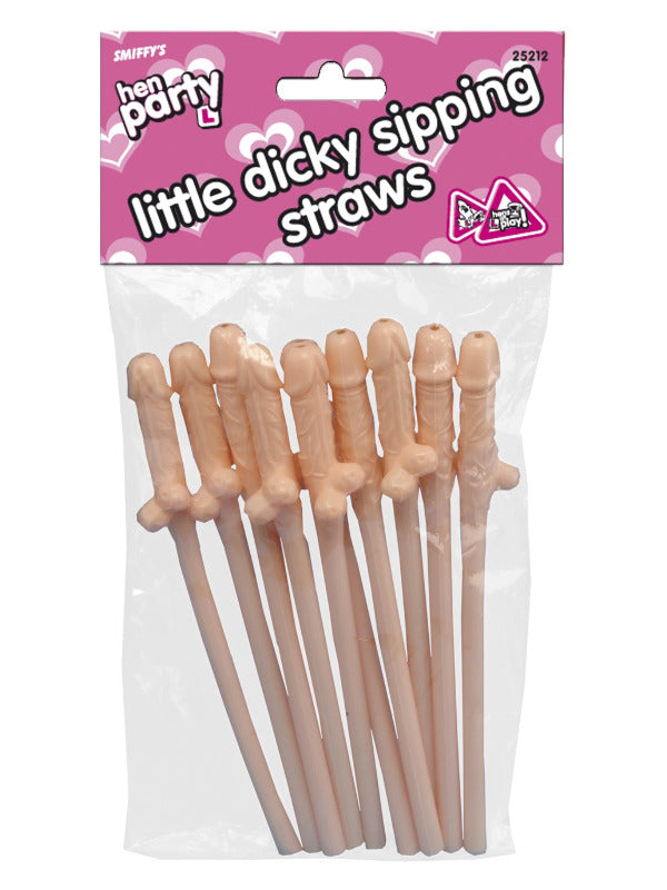 Dicky Sipping Reusable Straws, Pink