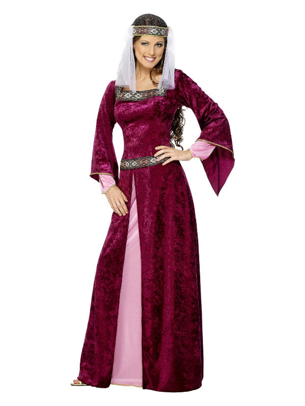 Maid Marion Costume, Burgundy