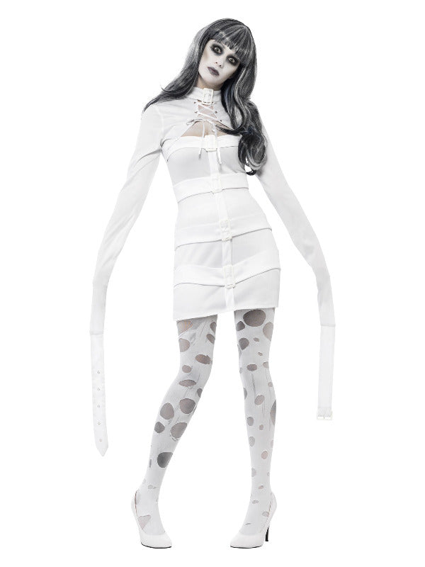 Sexy Straitjacket Costume, White