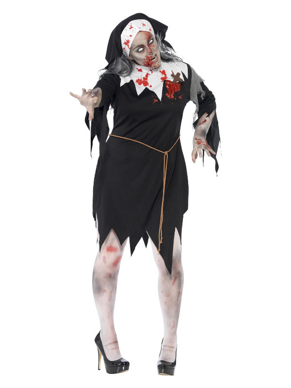 Zombie Bloody Sister Mary Costume, Black