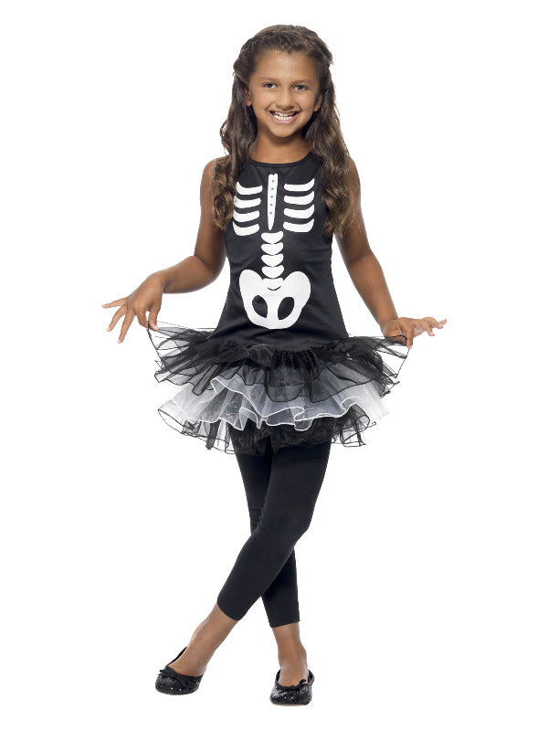 Skeleton Tutu Costume, Black