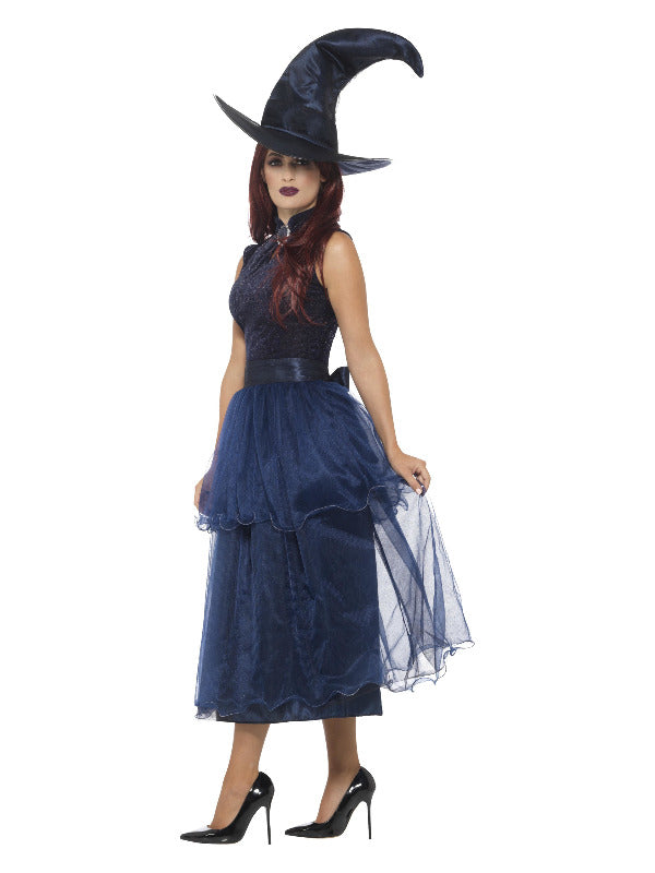 Deluxe Midnight Witch Costume, Blue