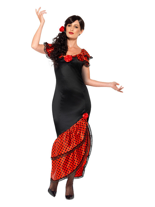 Flamenco Senorita Costume, Black