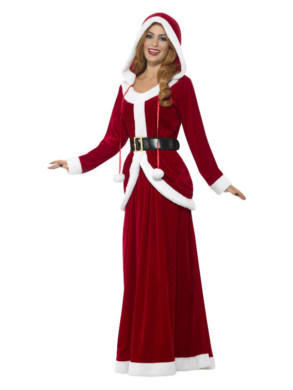 Deluxe Ms Claus Costume, Red