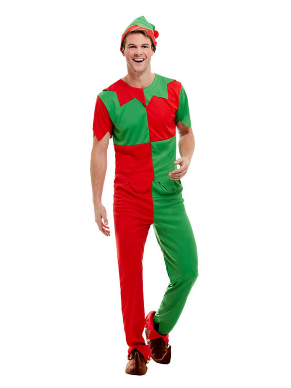 Elf Costume, Green & Red