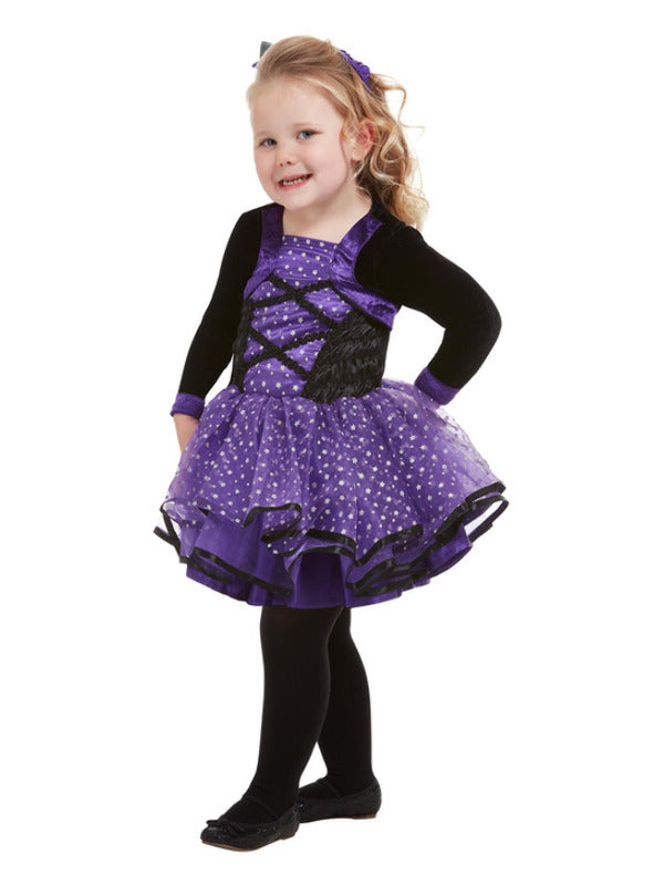 Toddler Pretty Star Witch Costume, Purple