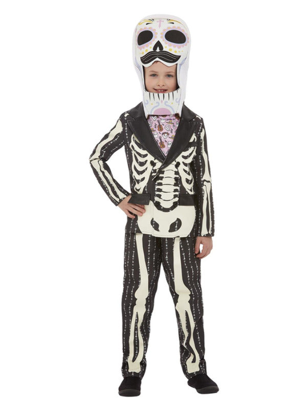 Deluxe DOTD Senor Costume, Pink & Black